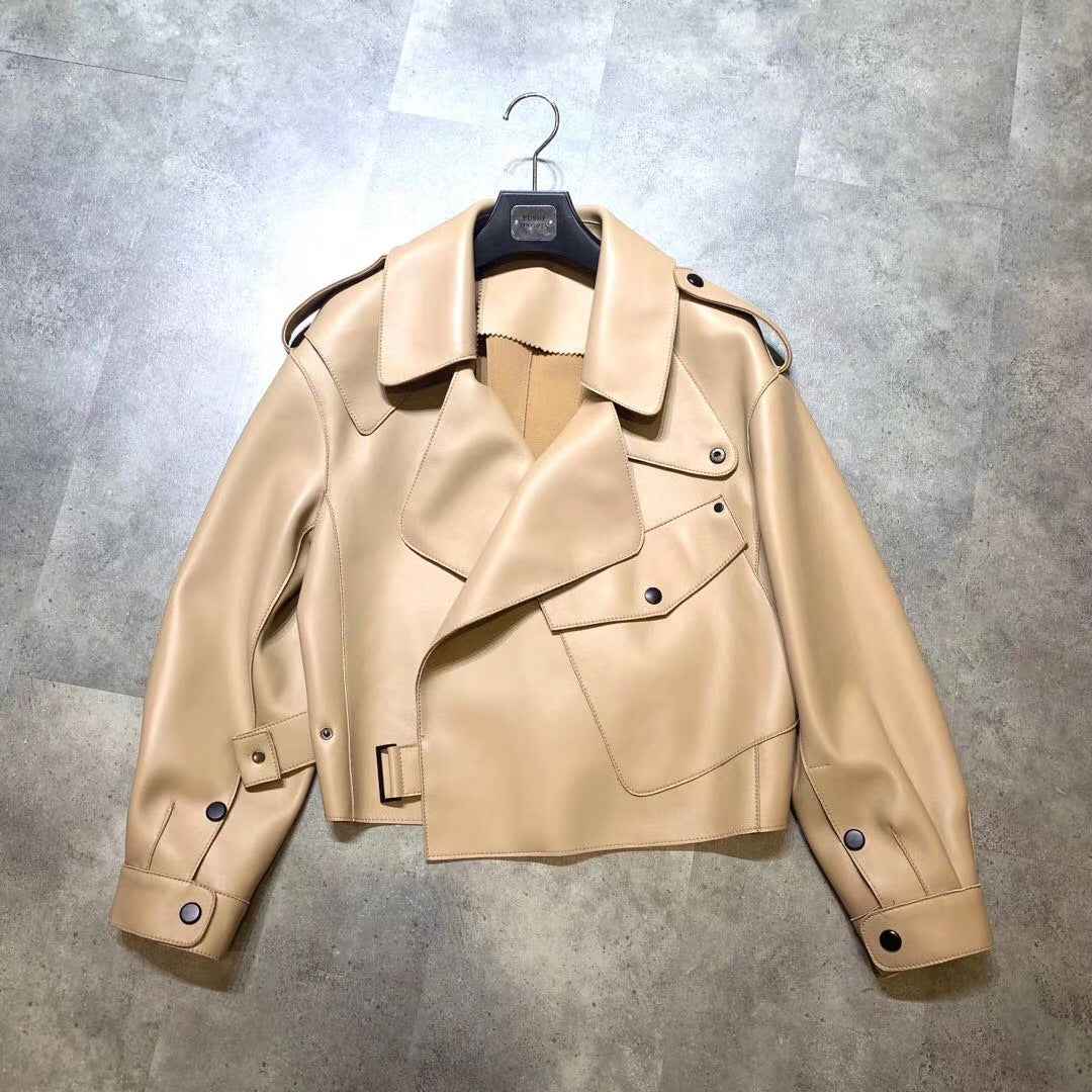 New Genuine Leather Clothes Women&