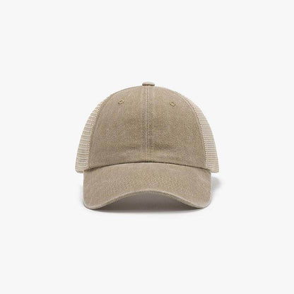 Breathable Mesh Adjustable Baseball Cap for Comfort and Style