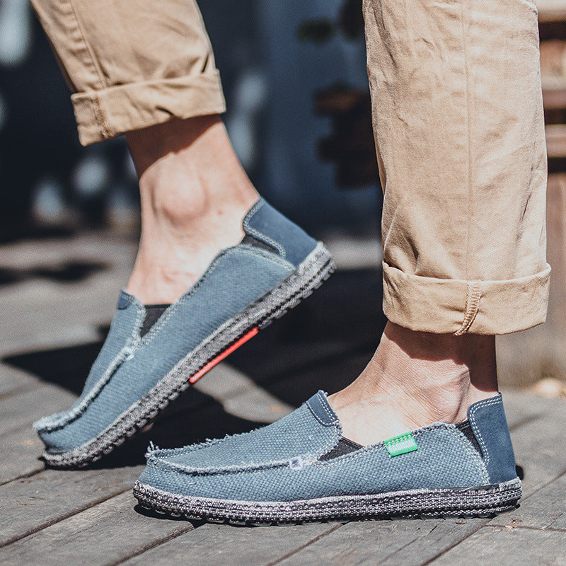 Retro Slip-On Old Beijing Cloth Casual Shoes for Men