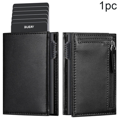 Foreign Trade First-layer Cowhide Genuine Leather Card Holder