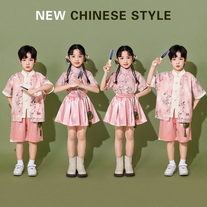 Chinese Style Design Childrens Outfit Set
