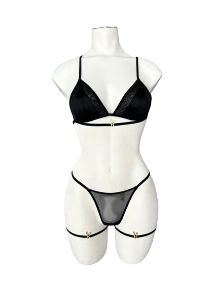 LINGERIE SET IN BLACK