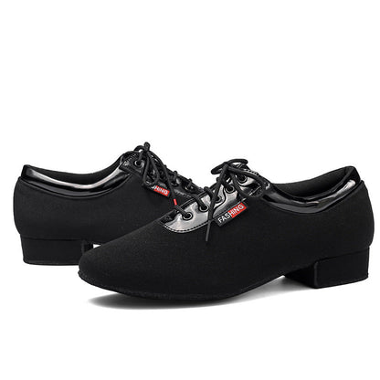 Wupamo Mens Modern Dance Shoes For Waltz, Tango, And Ballroom Dancing Indoor Soft-soled Shoes In Larger Sizes