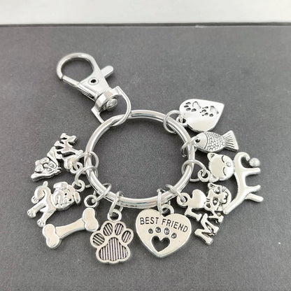 Dog Bones Cat Fish Footprints Dog&