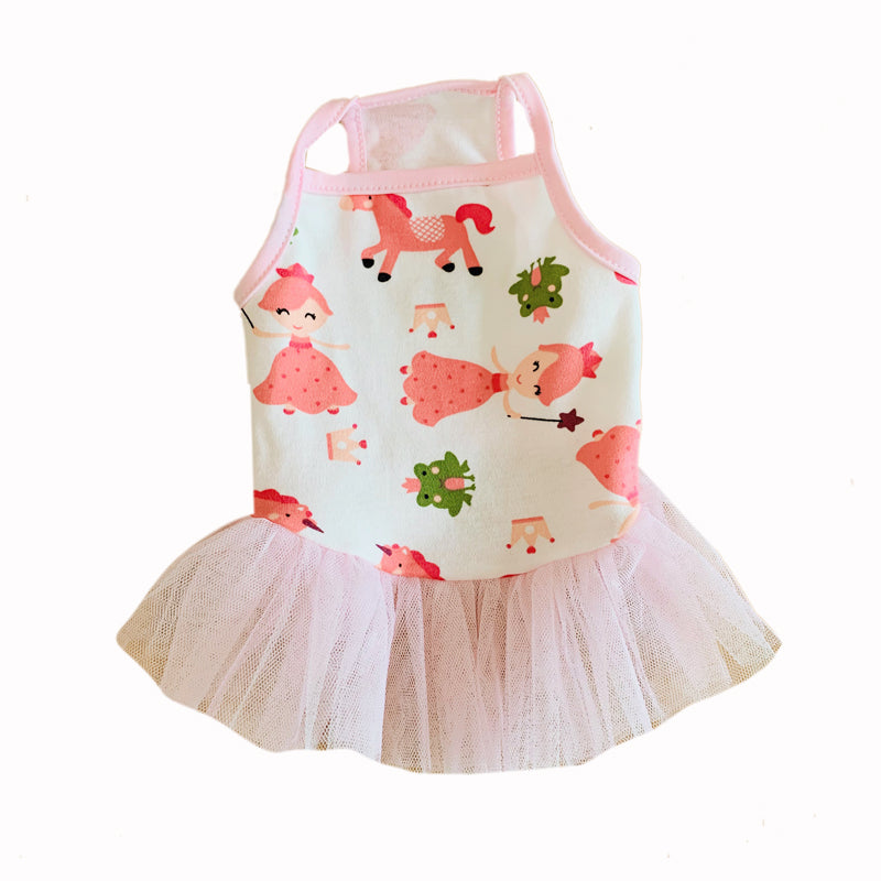 Pet Thin Cotton Princess Dress Cute Dress