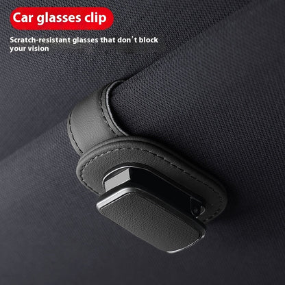Leather Car Accessories Car Glasses Frame