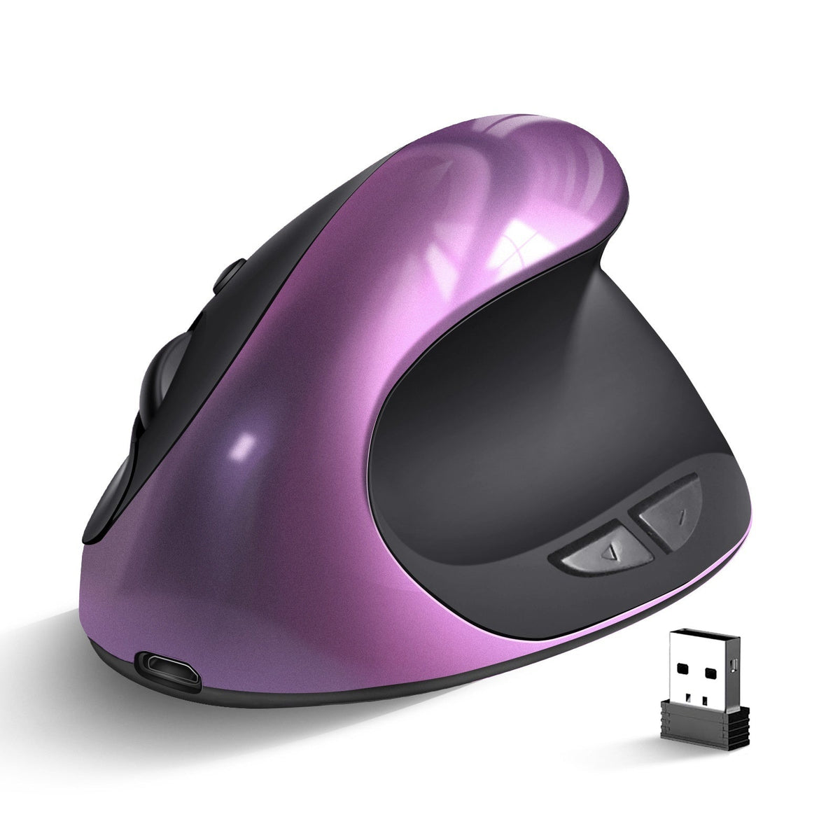 Three Generations Wireless Charging Vertical Mouse Ergonomic Mouse