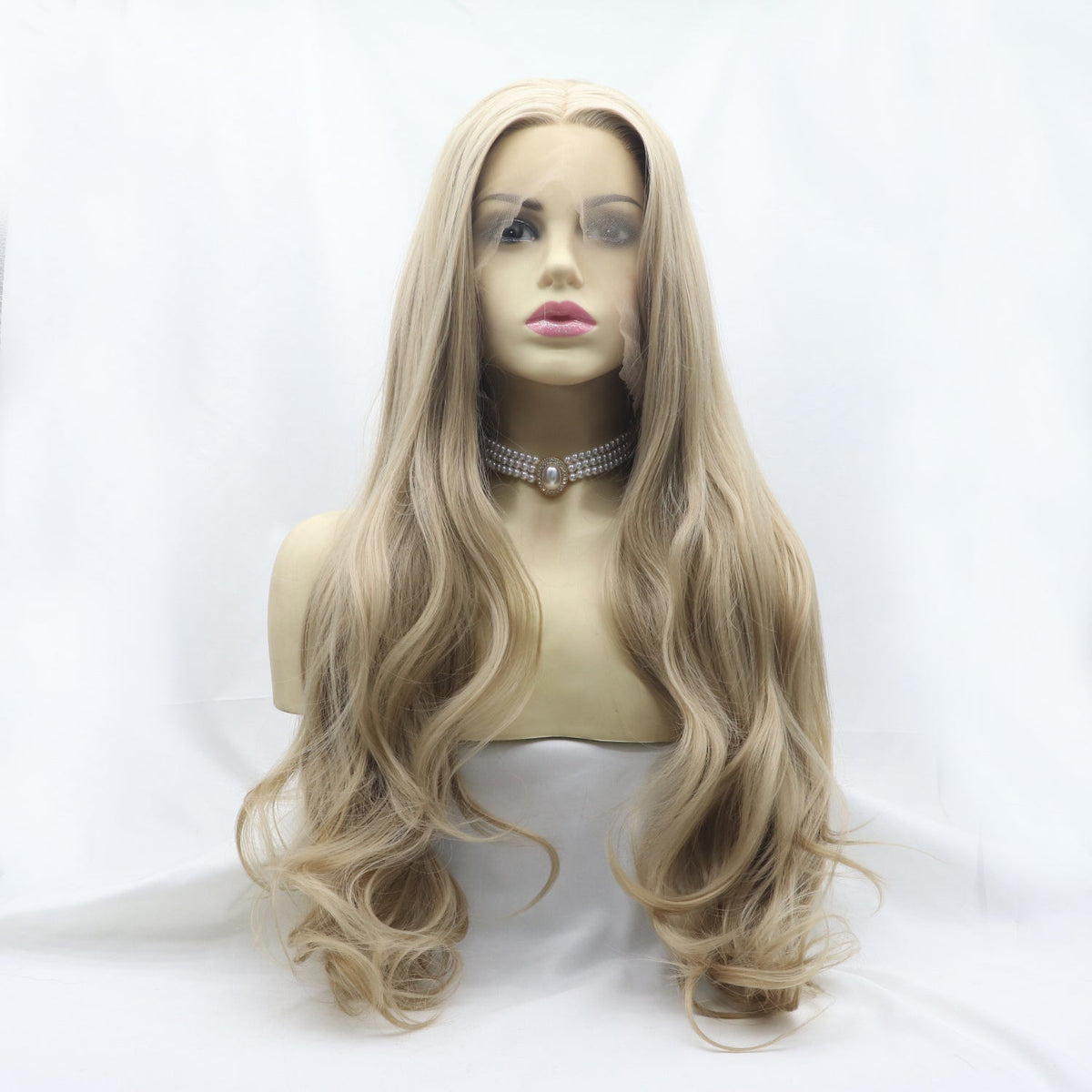 24" Wavy Lace Front Wig