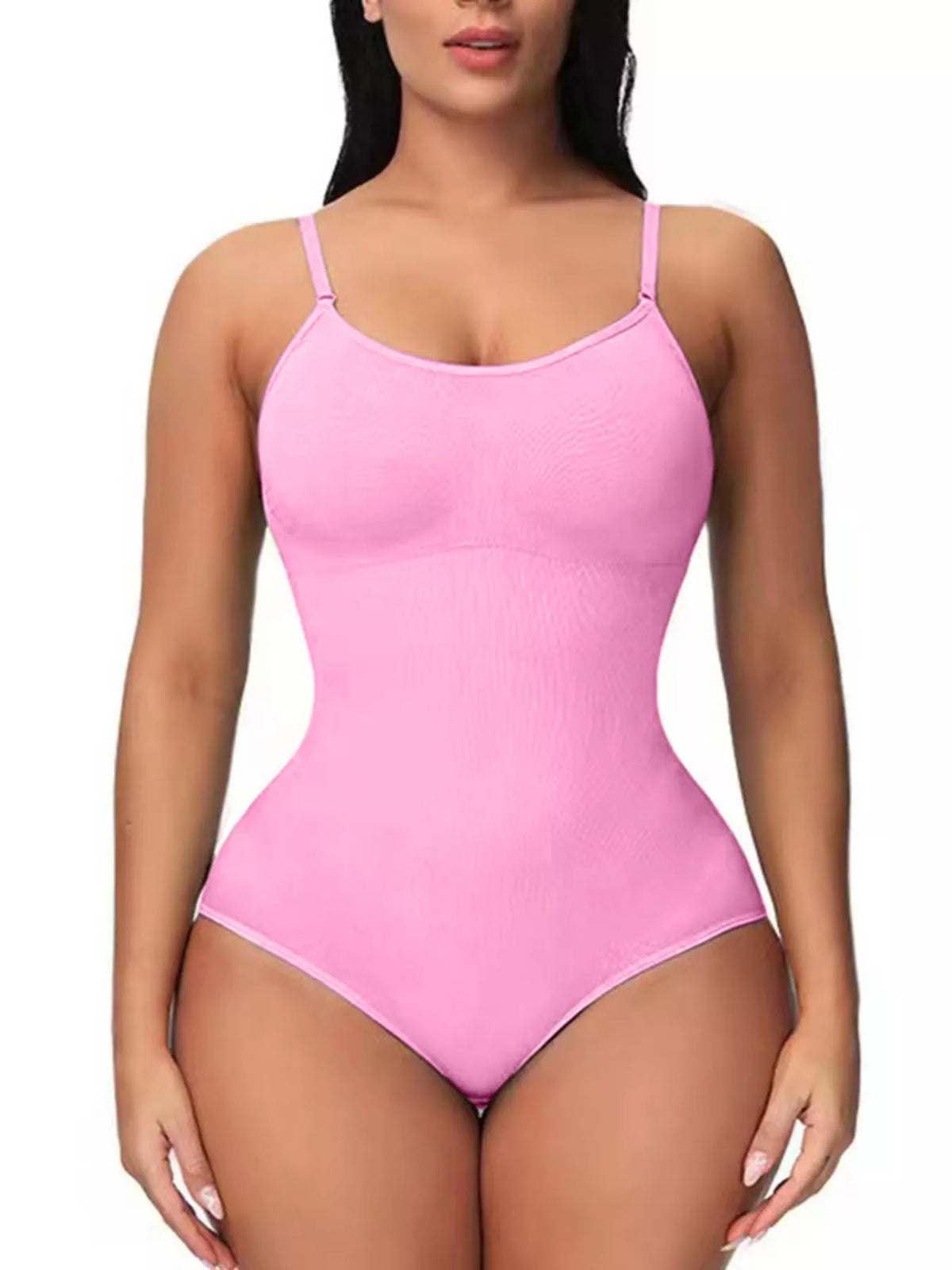 Full Size Seamless Scoop Neck Shaping Bodysuit Plus Size