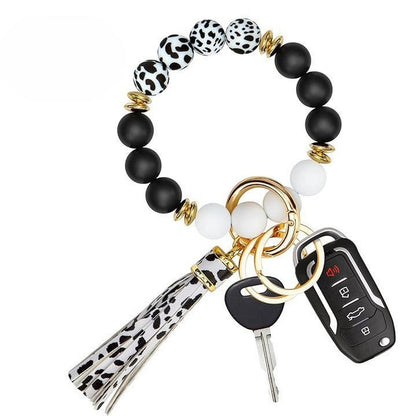 PU Tassel Keychain Women&