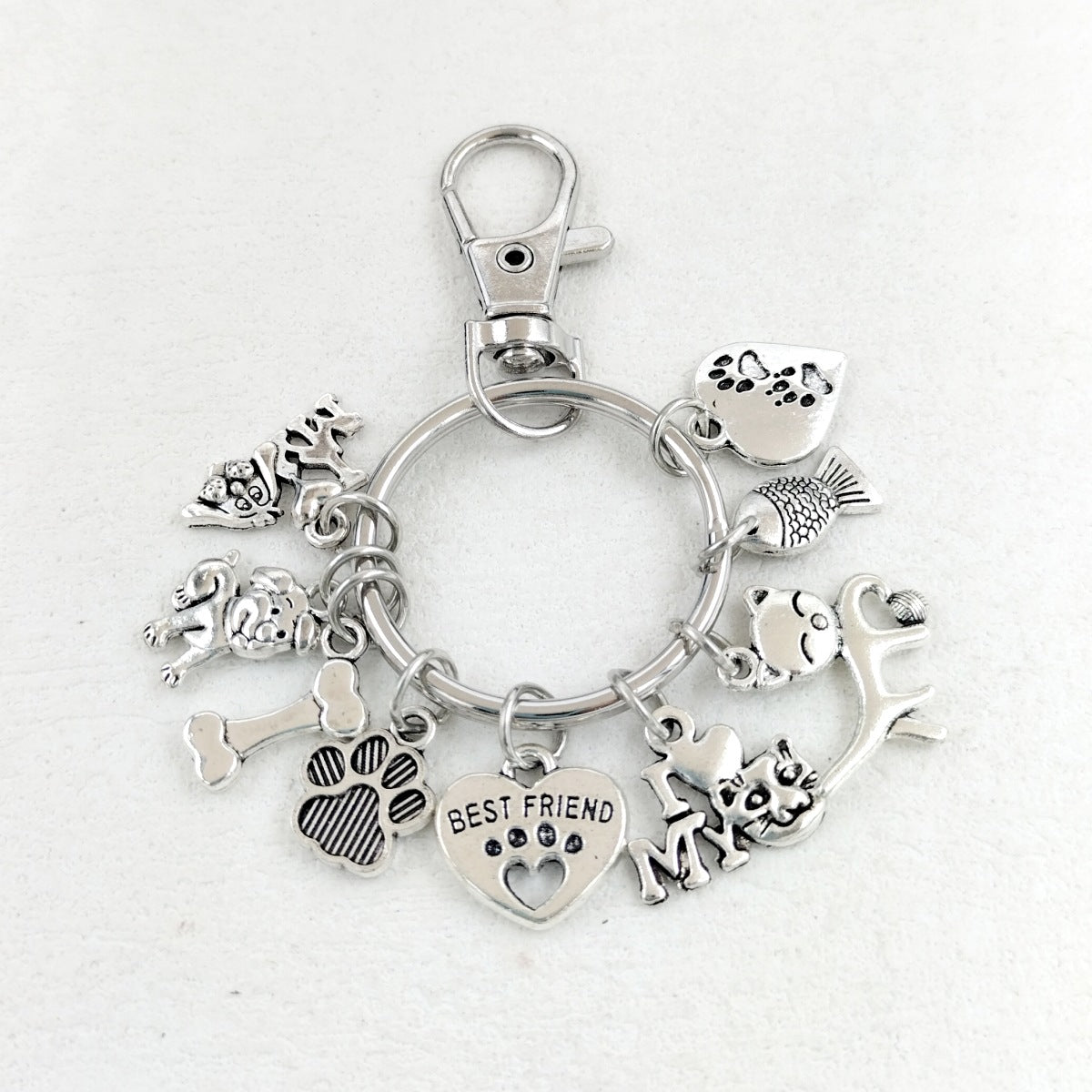 Dog Bones Cat Fish Footprints Dog&