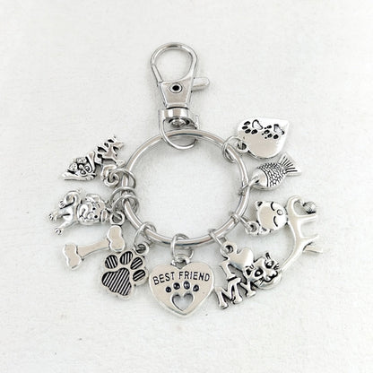 Dog Bones Cat Fish Footprints Dog&
