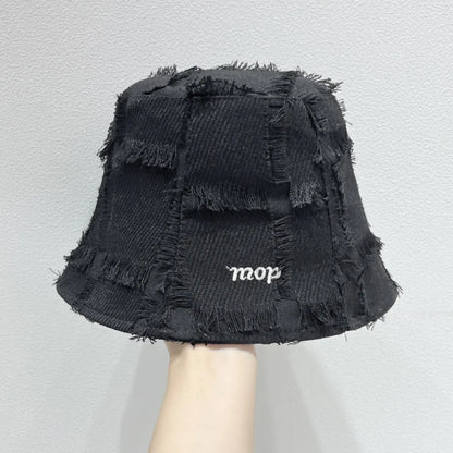 Frayed Edge Bucket Hat
