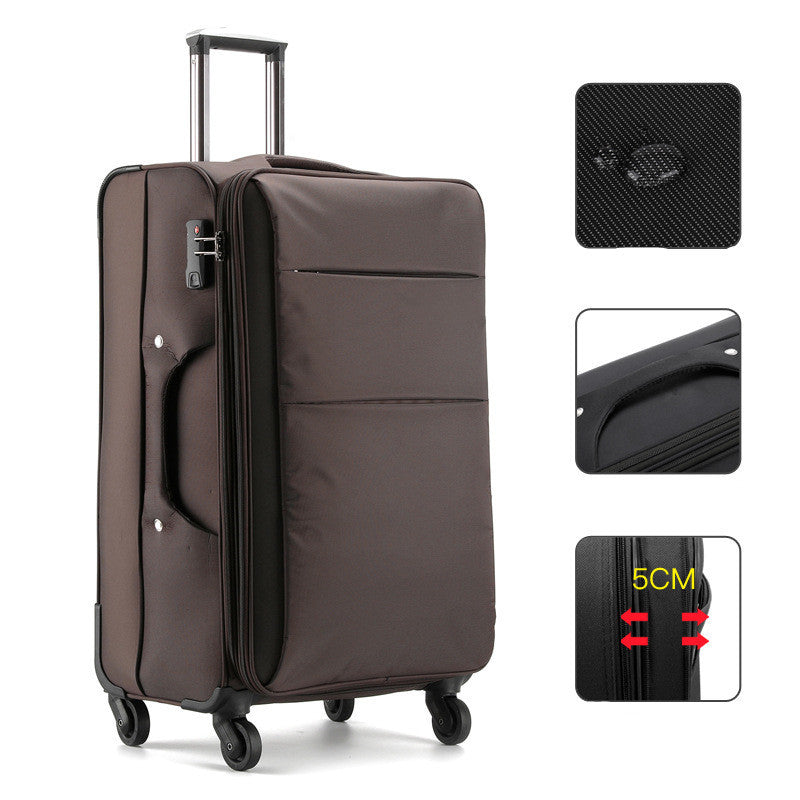Oxford Bra Business Luggage: Large Capacity with Password Security