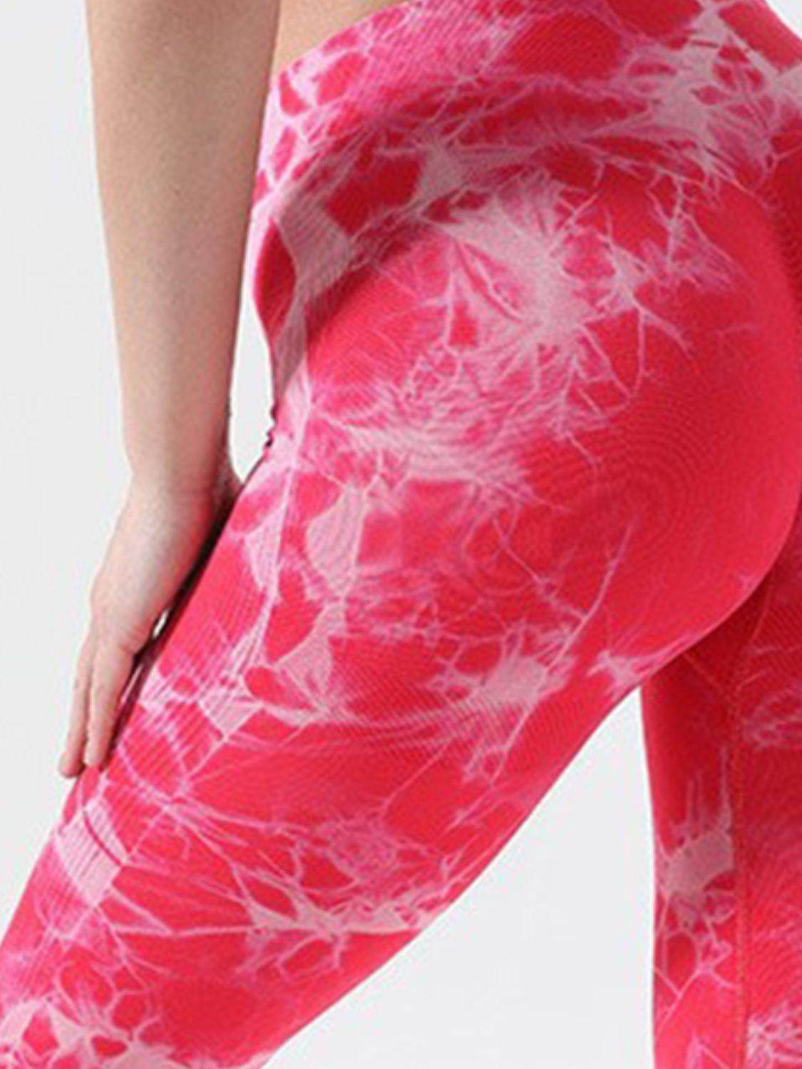 Tie-Dye High Waist Active Leggings for Comfort and Style