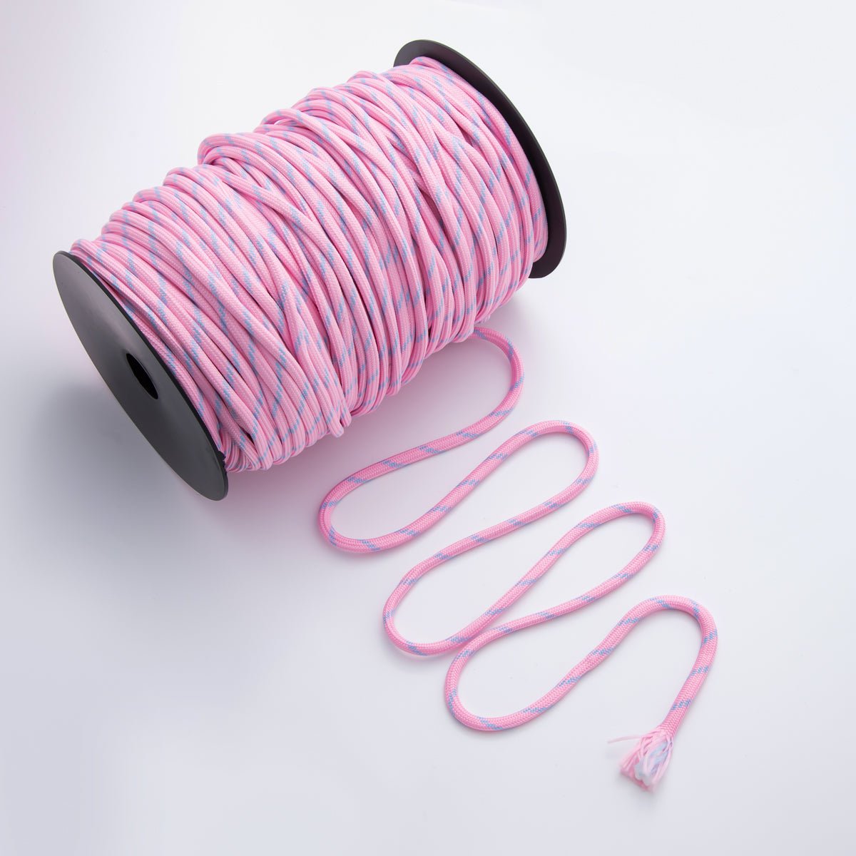 5mm Bay Pink Baby Blue Summer Cotton Cord Paracord Unfinished Chain by Yard | Roll-1725