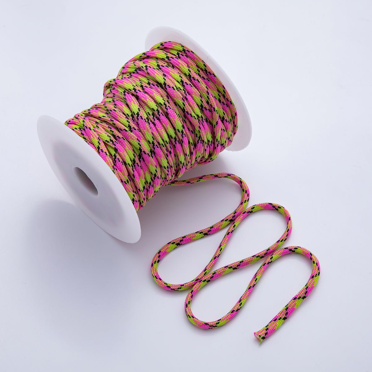5mm Rainbow, Orange, Yellow Summer Cotton Cord Paracord Unfinished Chain by Yard for Necklace, Bracelet Finding | ROLL-1733 - ROLL-1735, ROLL-1751 - ROLL-1762