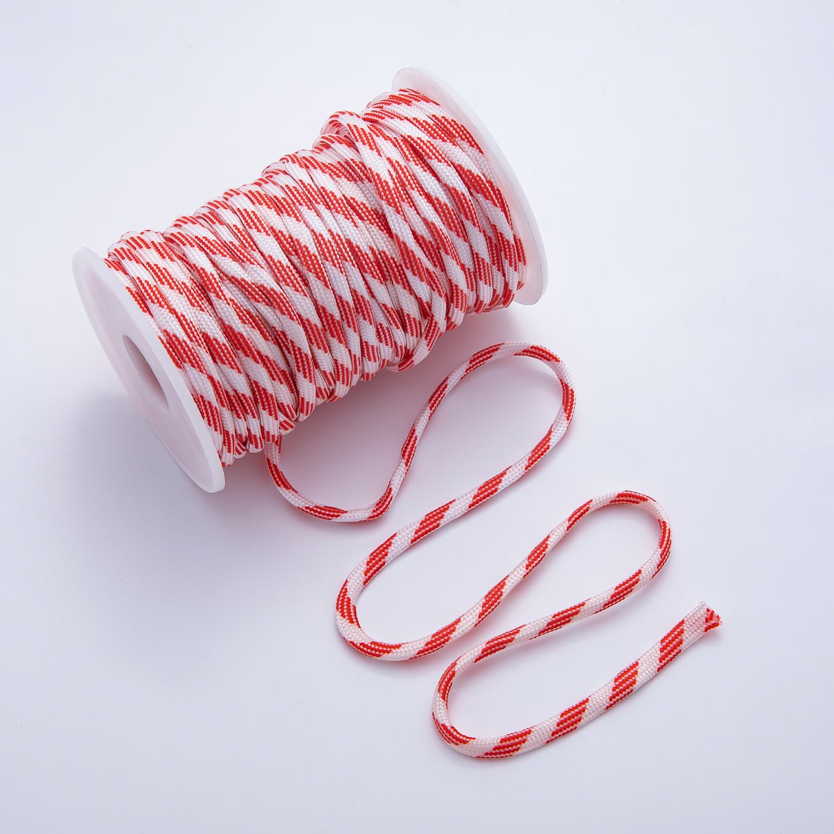 5mm Rainbow, Orange, Yellow Summer Cotton Cord Paracord Unfinished Chain by Yard for Necklace, Bracelet Finding | ROLL-1733 - ROLL-1735, ROLL-1751 - ROLL-1762