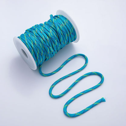 5mm Rainbow, Orange, Yellow Summer Cotton Cord Paracord Unfinished Chain by Yard for Necklace, Bracelet Finding | ROLL-1733 - ROLL-1735, ROLL-1751 - ROLL-1762