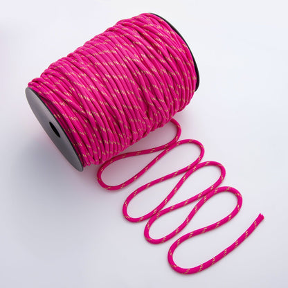 5mm Rainbow, Orange, Yellow Summer Cotton Cord Paracord Unfinished Chain by Yard for Necklace, Bracelet Finding | ROLL-1733 - ROLL-1735, ROLL-1751 - ROLL-1762