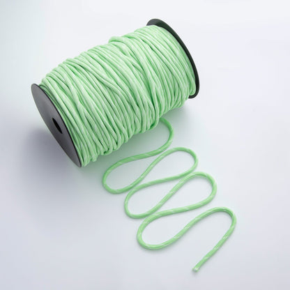 5mm Rainbow, Orange, Yellow Summer Cotton Cord Paracord Unfinished Chain by Yard for Necklace, Bracelet Finding | ROLL-1733 - ROLL-1735, ROLL-1751 - ROLL-1762
