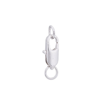 1PC Silver Hook End Clasp, Bracelet End Cap, Tips, Beading Clasp, Bracelet Supplies, Necklace Clasp, Bracelet Finding for Jewelry Making K-083