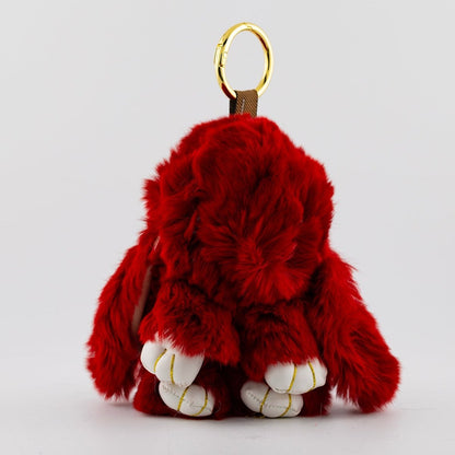 6 Inch x 4 Inch Fluffy Bunny Keychain Accessories | WB-00315 ~ WB-00319
