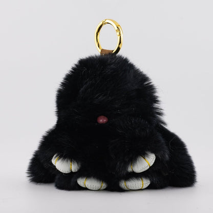 6 Inch x 4 Inch Fluffy Bunny Keychain Accessories | WB-00315 ~ WB-00319