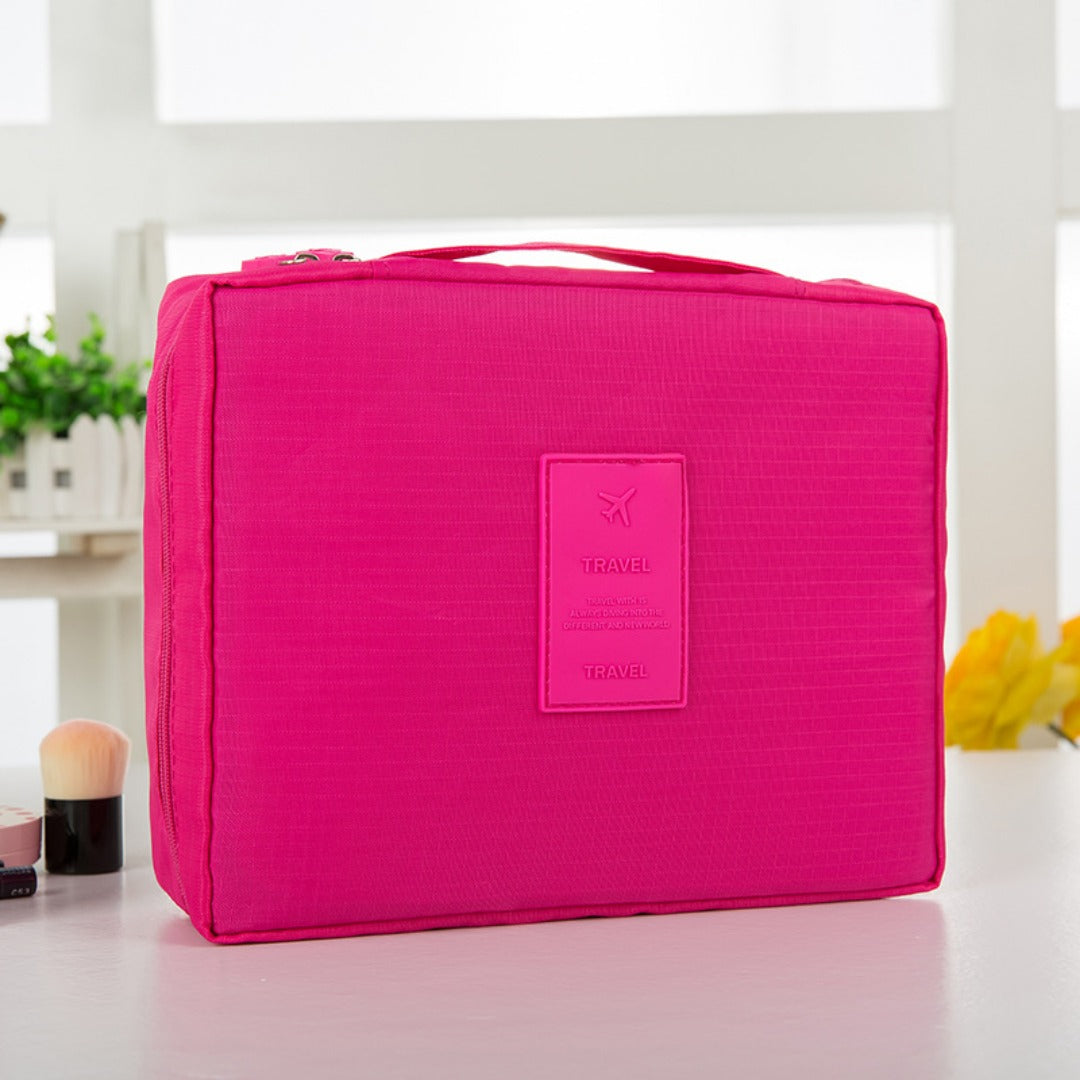 Cosmetic Bags,Cosmetic bag portable, travel storage bag, portable double-layer women&