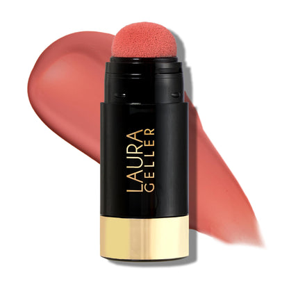 LAURA GELLER NEW YORK Serum Blush Tint, Lightweight Liquid Blush for Cheeks, Weightless Watercolor Sheer Finish, Practical Pink