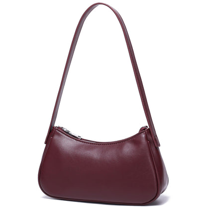 Small Shoulder Bag for Women Cute Mini Purse Trendy Vegan Leather Y2k Crescent Handbag