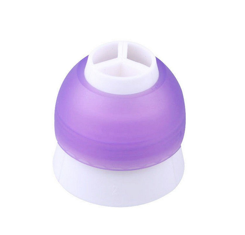 3 Color Cake Decorating Tools Icing Piping Cream Pastry Bag&amp;Nozzle Converter