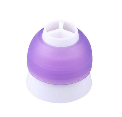3 Color Cake Decorating Tools Icing Piping Cream Pastry Bag&amp;Nozzle Converter