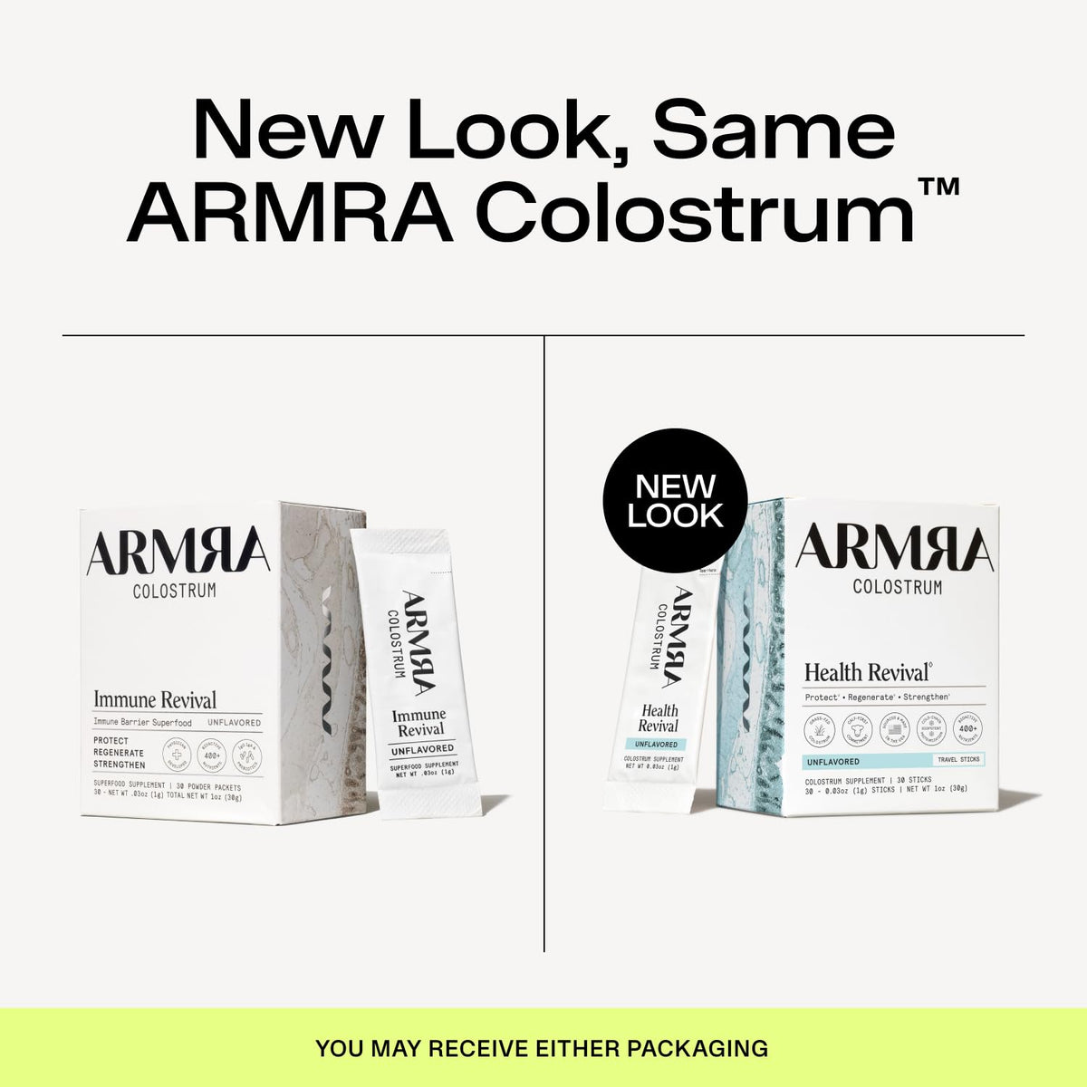 ARMRA Colostrum™ Powder | Blood Orange | Gut Health &amp; Bloating | Skin &amp; Hair | Immunity | Keto, Gluten &amp; Fat-Free | 30 Servings