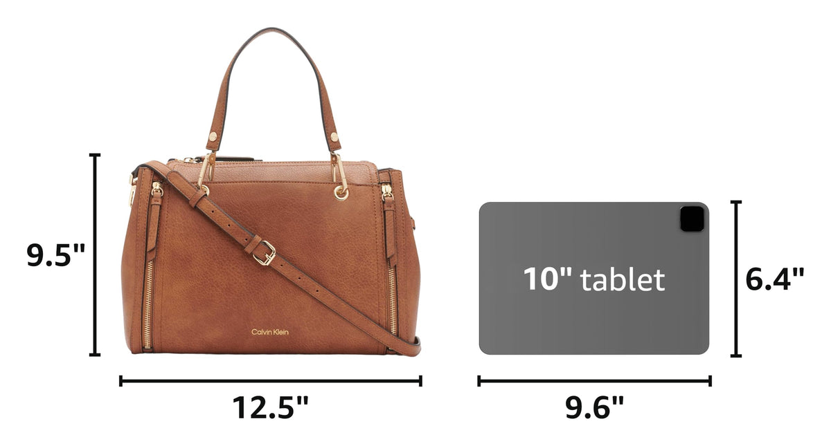 Calvin Klein Bubble Lamb Novelty Organization Satchel