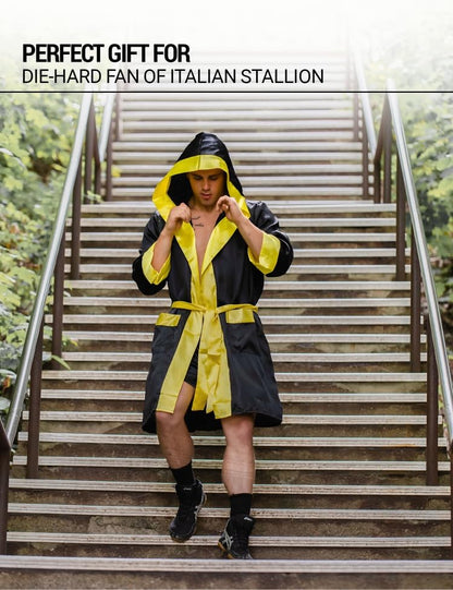 Rocky Italian Stallion Poly-Satin Halloween Cosplay Costume Robe
