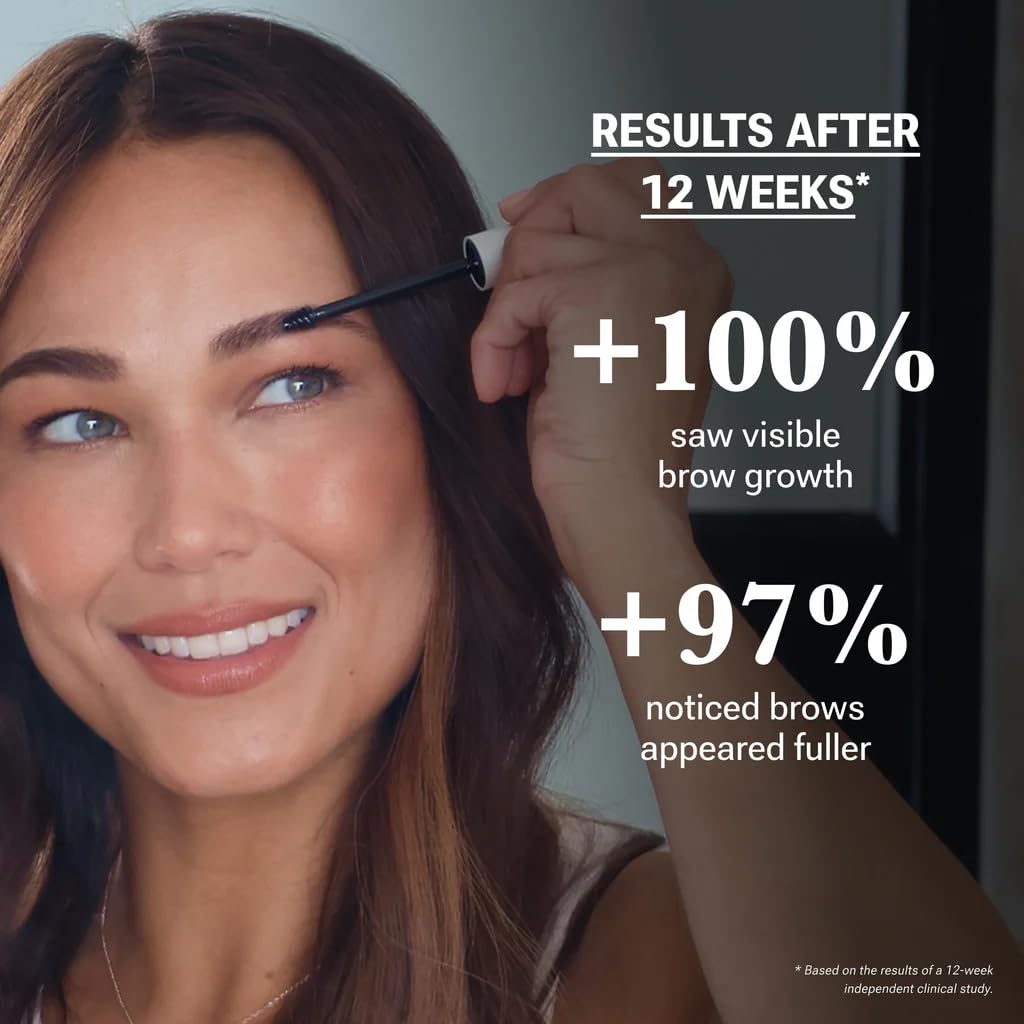 NULASTIN Shape Altering Eyebrow Serum - Brow Serum to Shape &amp; Define - Improves the Appearance of Sparse Eyebrows for a Fuller Look - Enriched with Hair-Strengthening Ingredients (0.1 Fl Oz)
