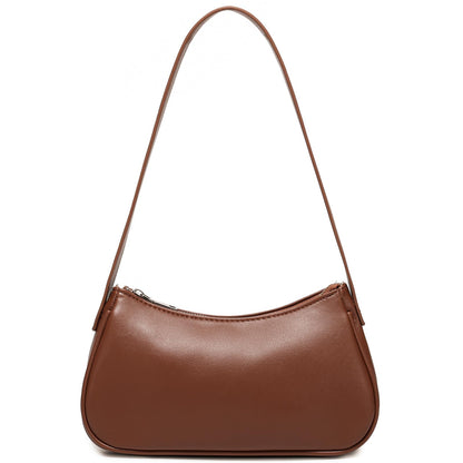 Small Shoulder Bag for Women Cute Mini Purse Trendy Vegan Leather Y2k Crescent Handbag
