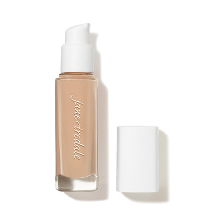 jane iredale Skintuition SPF 30 Radiance-Boosting Liquid Foundation, Perfects and Protects Skin, Medium Coverage, Natural Finish, Vegan, Cruelty-Free