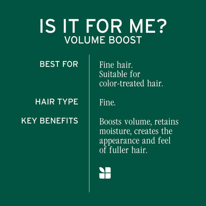 Biolage Volume Boost Conditioner - Weightless Moisture, Shine &amp; Volume, Detangles Fine Hair, Soy Protein &amp; Polymers, Vegan &amp; Paraben-Free