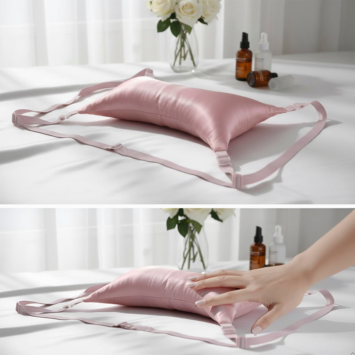 Premium Breast Support Pillow for Side Sleepers – Reduce Chest Wrinkles, Chest Compression &amp; Improve Sleep Comfort