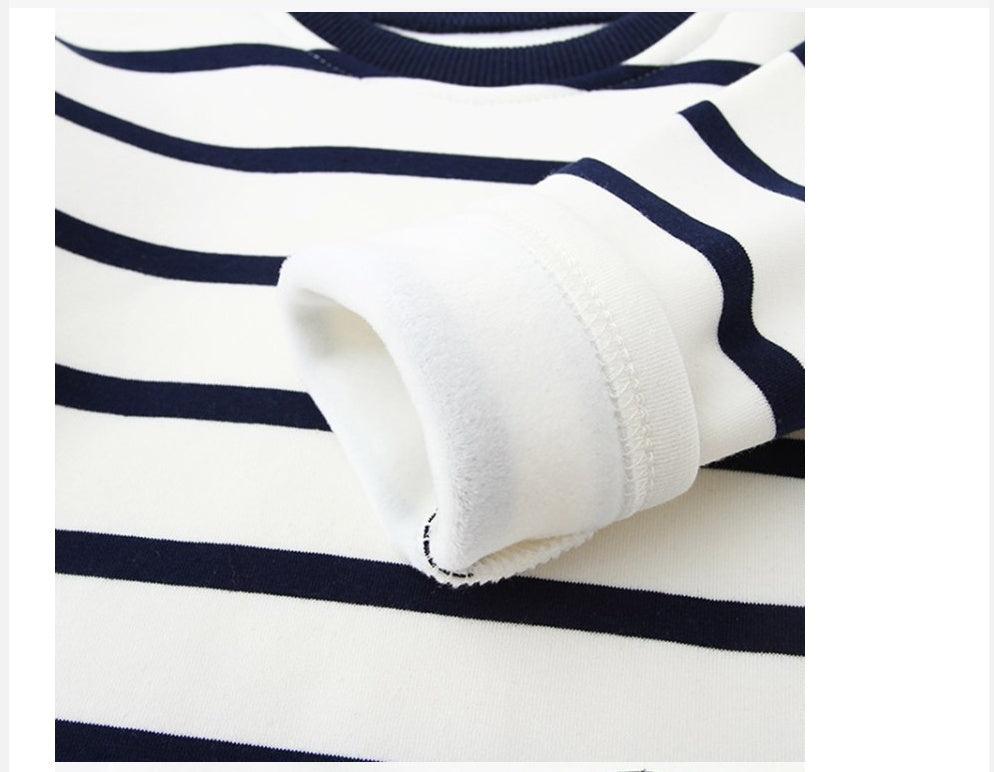 Striped Black And White Pullover Children&
