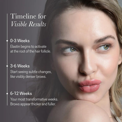 NULASTIN Shape Altering Eyebrow Serum - Brow Serum to Shape &amp; Define - Improves the Appearance of Sparse Eyebrows for a Fuller Look - Enriched with Hair-Strengthening Ingredients (0.1 Fl Oz)