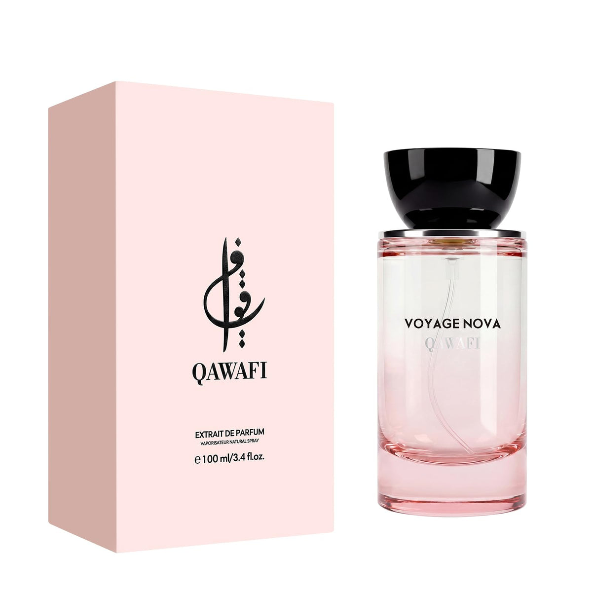 Voyage Nova Eau de Parfum for Women, Lychee Bergamot Ginger, Rose Peony Cocoa Blossom, Elegant Patchouli, Long Lasting Spring Fall Perfume, 100ml &amp; 3.4 fl oz