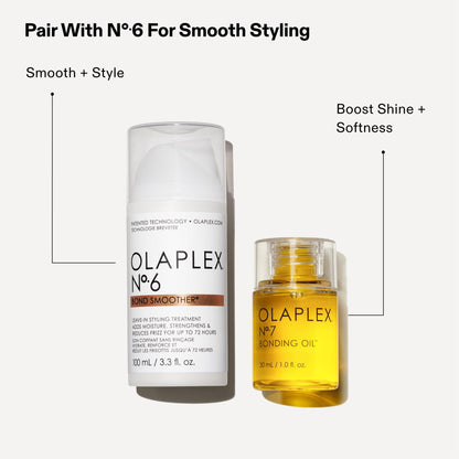 Olaplex N°.7 Bonding Oil: High Shine | Heat Protectant, Visibly Smooths &amp; Softens Hair, Added Color Vibrancy, Up to 72 Hour Frizz Control | For Coily, Curly, Straight, and Wavy