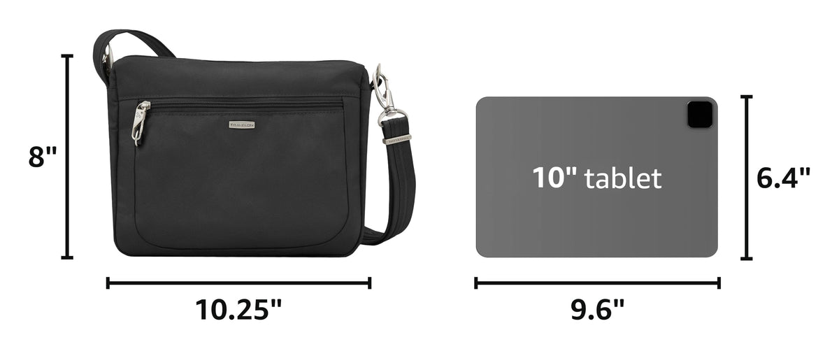 Travelon Anti-Theft Classic Small East/West Crossbody
