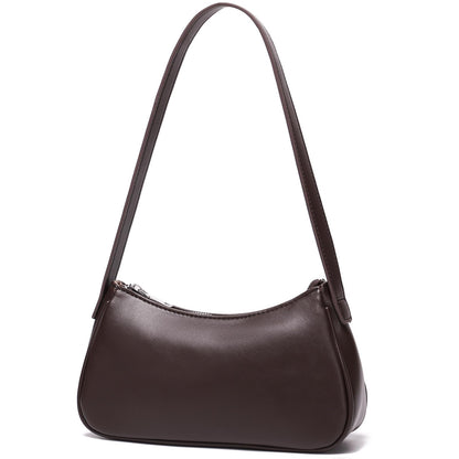 Small Shoulder Bag for Women Cute Mini Purse Trendy Vegan Leather Y2k Crescent Handbag