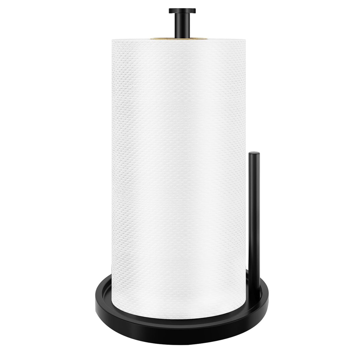 Paper Towel Holder Countertop with Anti Slip Weighted Base