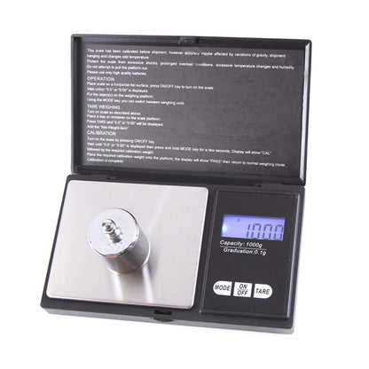 Electronic Food Scale, Portable Wide Application 1000G 0.1G Precise Measurement of Coin Digital Scale