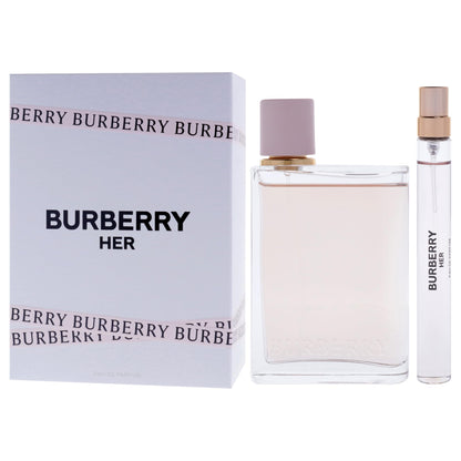 Burberry Her 1 Piece Gift Set for Women, 3.3 Oz EDP and 0.33 Oz EDP